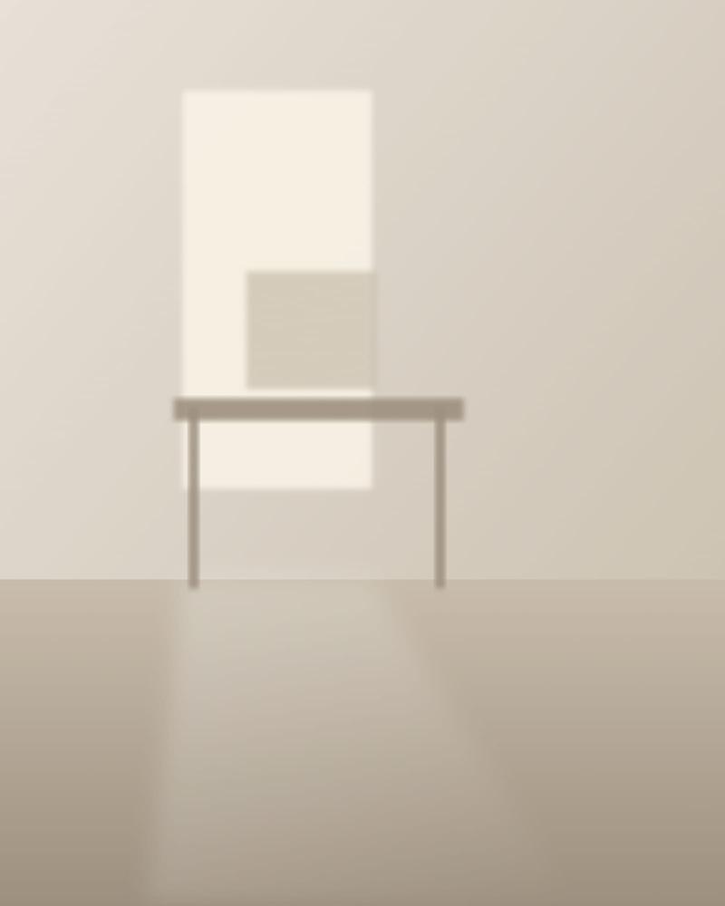 Study corner beside a window